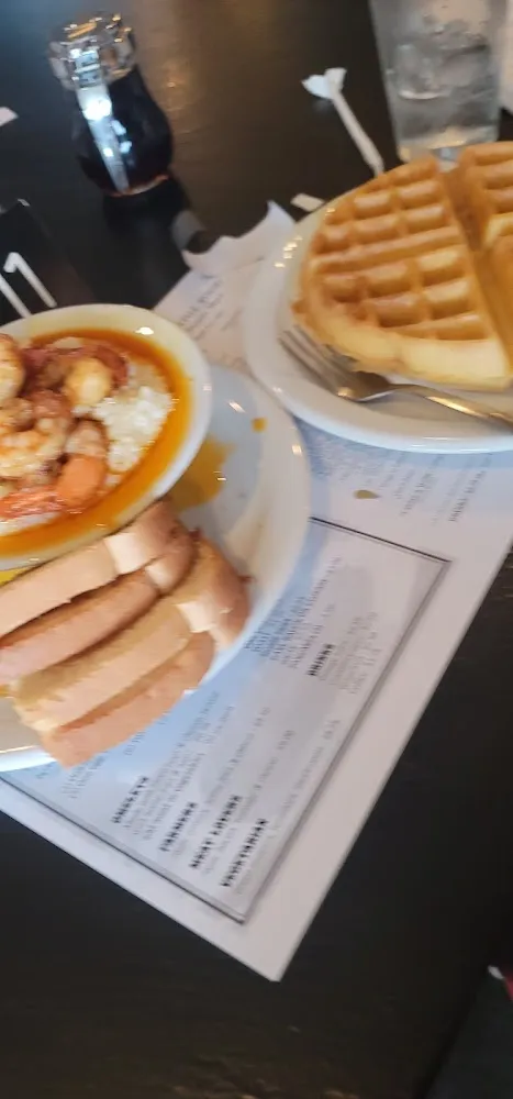 Shrimp and Grits Waffle